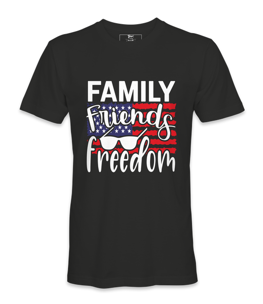 Family, Friends, Freedom - T-shirt