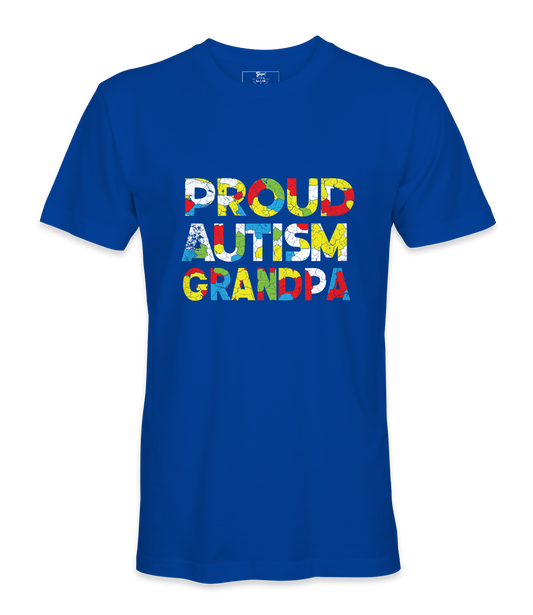 Proud Autism Grandpa - T-shirt