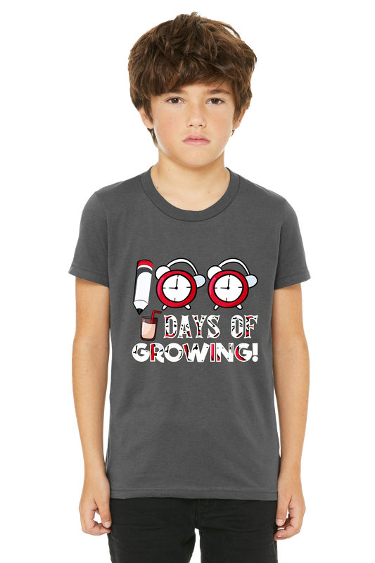 100 Days of Growing Unisex Youth T-Shirt