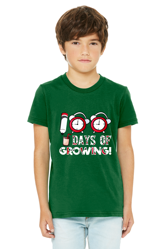 100 Days of Growing Unisex Youth T-Shirt