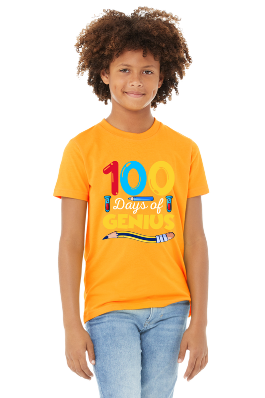 100 Days Of Genius Unisex Youth T-Shirt