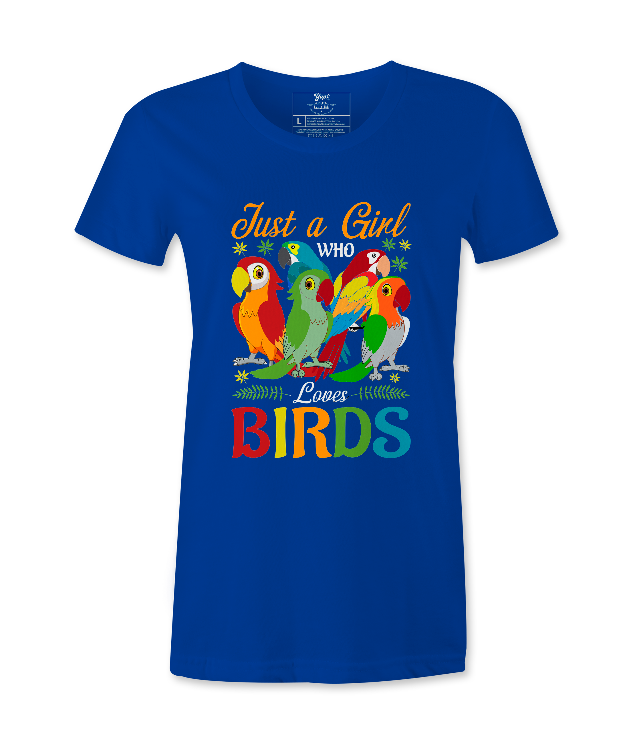 Just A Girl Who Loves Birds  Tshirt Just A Girl Who Loves Birds  Tshirt