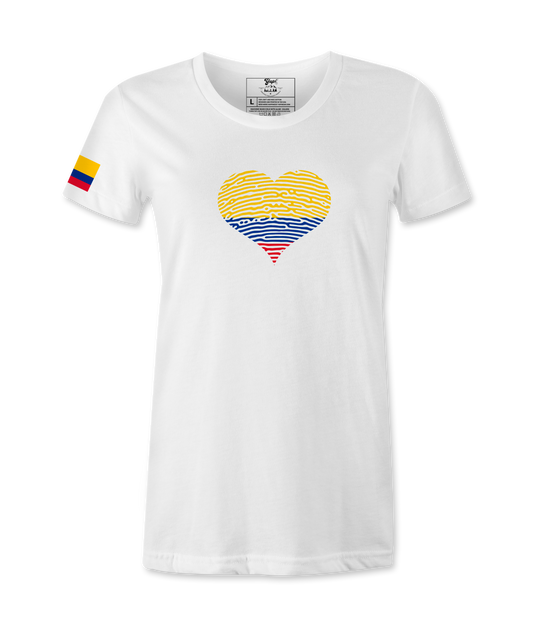 Colombian Heart Female T-shirt