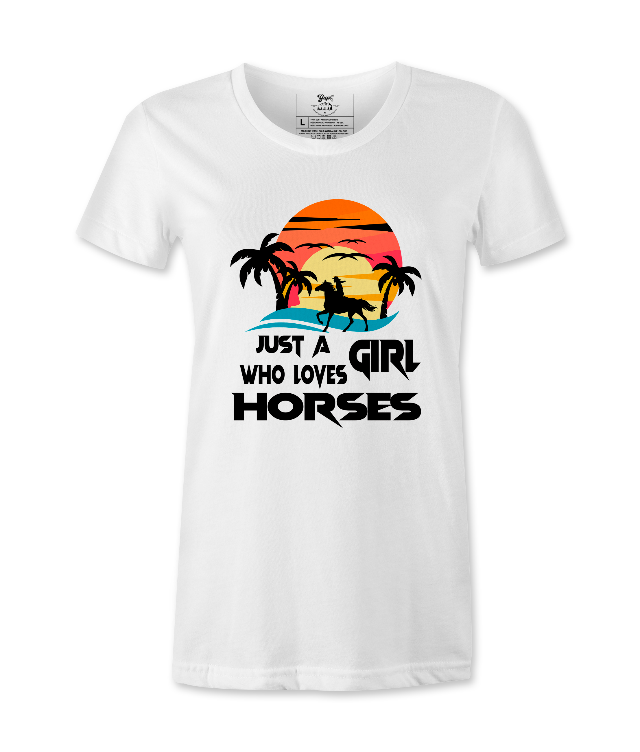 Just Who Loves Horses - T-Shirt Just Who Loves Horses - T-Shirt