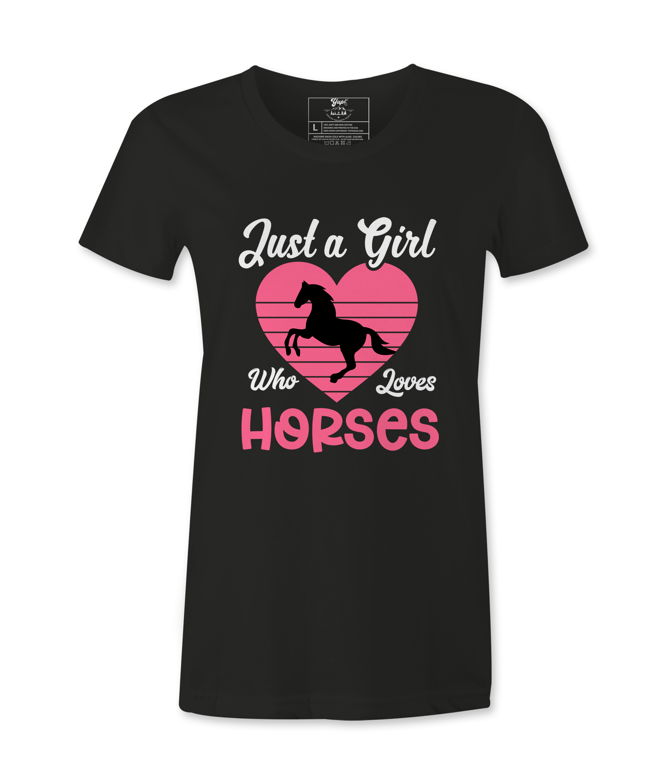 Just Who Loves Horses - T-Shirt Just Who Loves Horses - T-Shirt