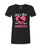 Just Who Loves Horses - T-Shirt Just Who Loves Horses - T-Shirt