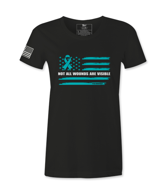 Not All Wounds Are Visible - Female T-Shirt