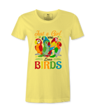 Just A Girl Who Loves Birds  Tshirt Just A Girl Who Loves Birds  Tshirt