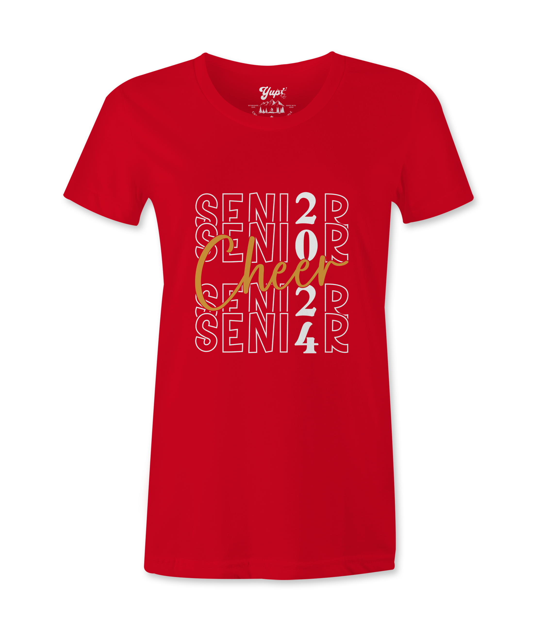 Cheer  Senior  2024 Female t-shirt Cheer  Senior  2024 Female t-shirt