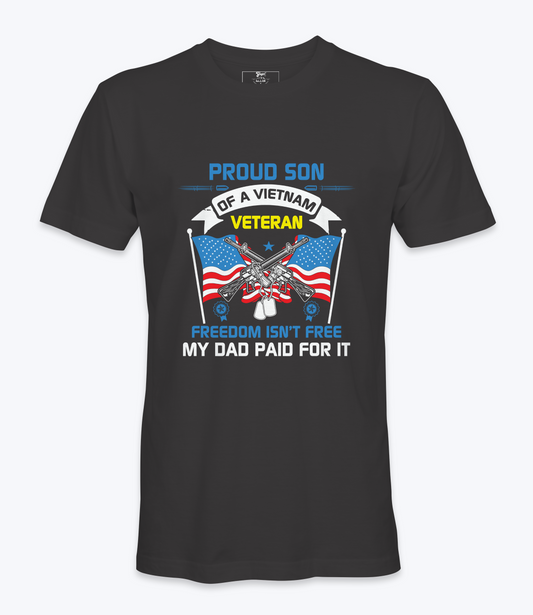 Proud Son Of A Vietnam Vet -T-Shirt