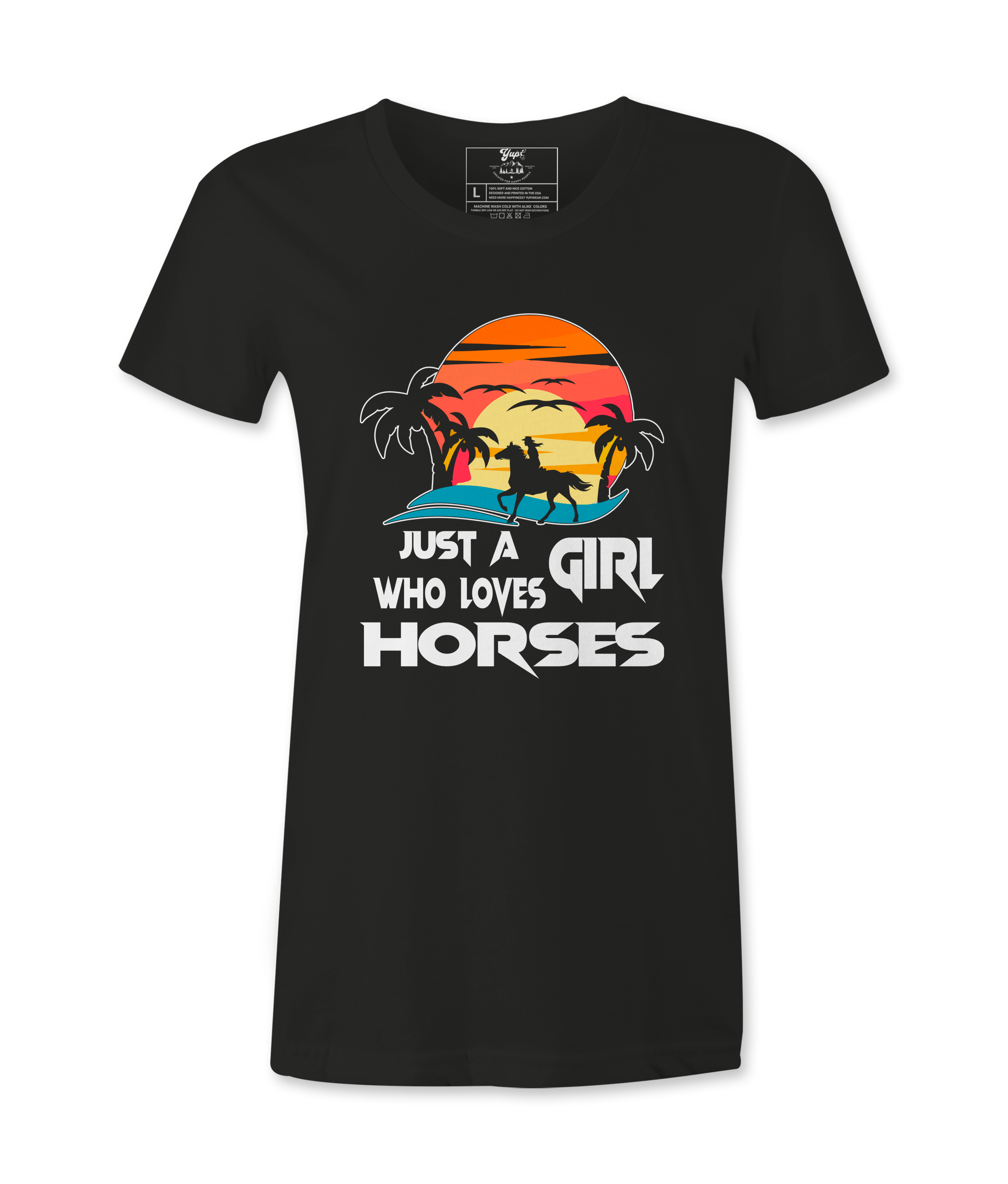 Just Who Loves Horses - T-Shirt Just Who Loves Horses - T-Shirt