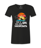 Just Who Loves Horses - T-Shirt Just Who Loves Horses - T-Shirt