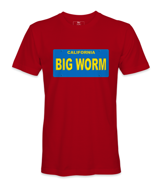 Big Worm License Plate T=Shirt