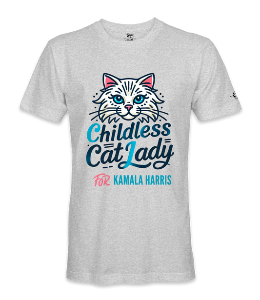 Childless Cat Lady For Kamala - Unisex T-shirt