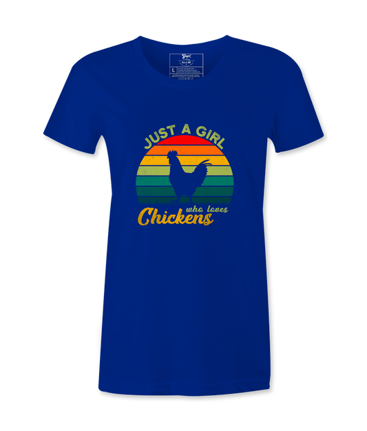 Just A Girl Who Loves Chickens - T-shirt
