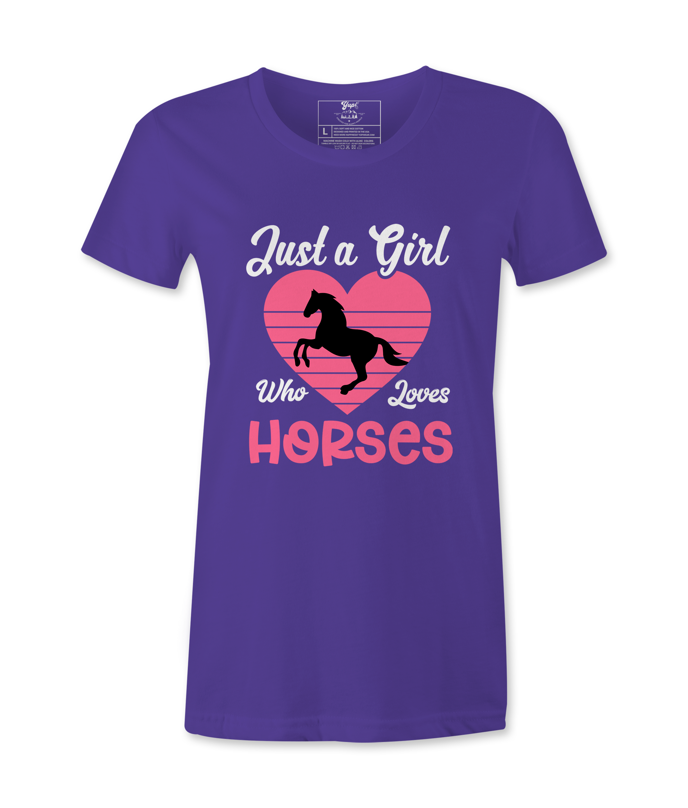 Just Who Loves Horses - T-Shirt Just Who Loves Horses - T-Shirt