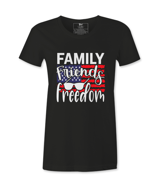 Family, Friends, Freedom - T-shirt