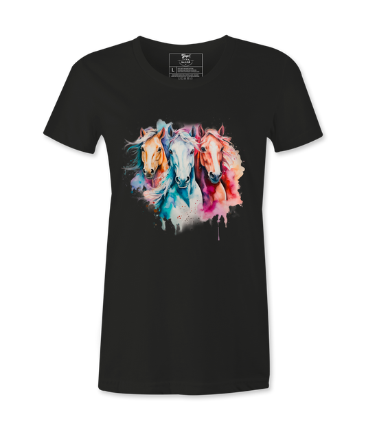 3 Horses - T-shirt