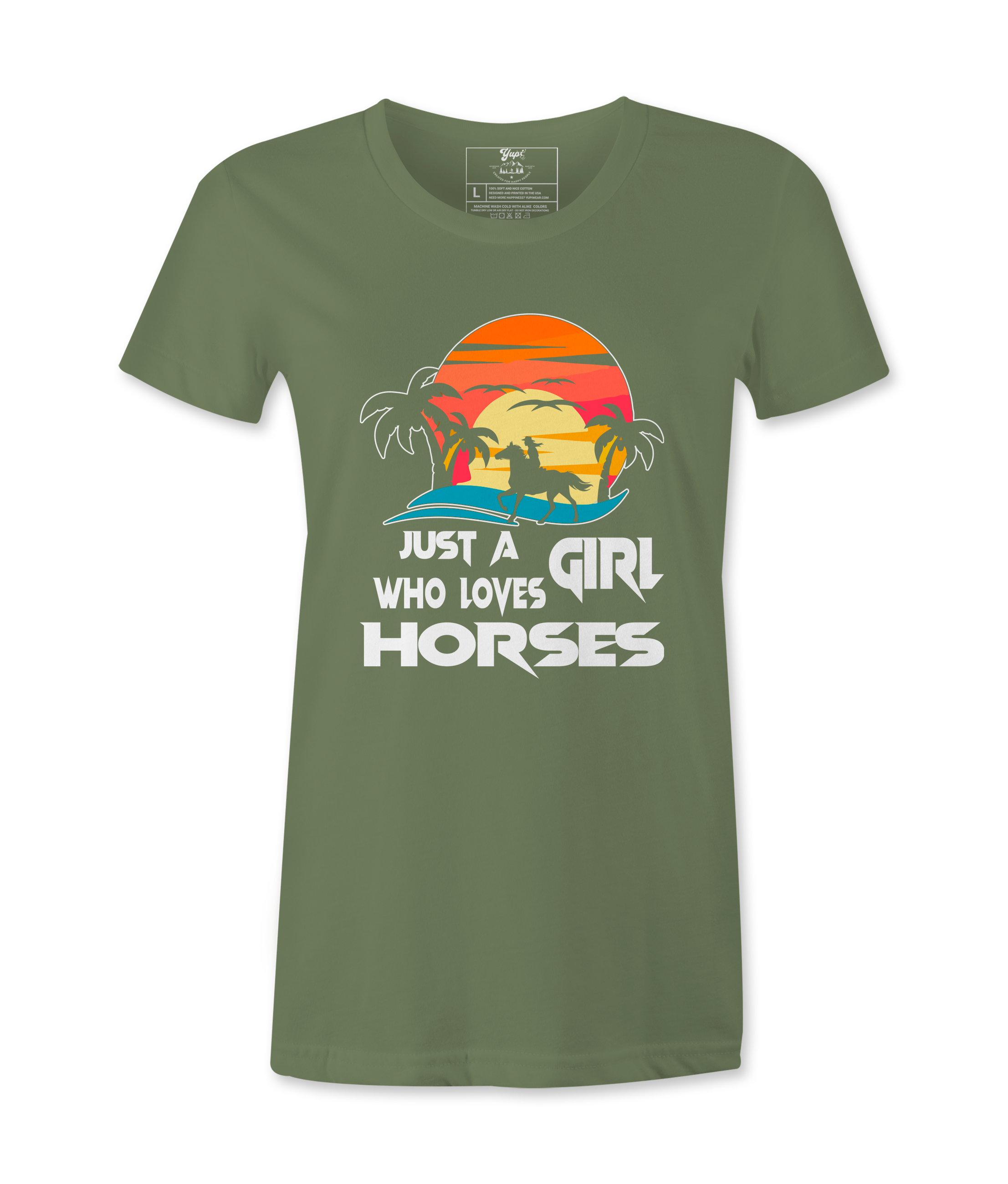 Just Who Loves Horses - T-Shirt Just Who Loves Horses - T-Shirt
