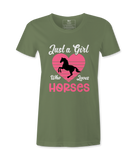 Just Who Loves Horses - T-Shirt Just Who Loves Horses - T-Shirt