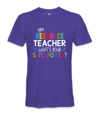 I'M Resource Teacher - T-shirt I'M Resource Teacher - T-shirt