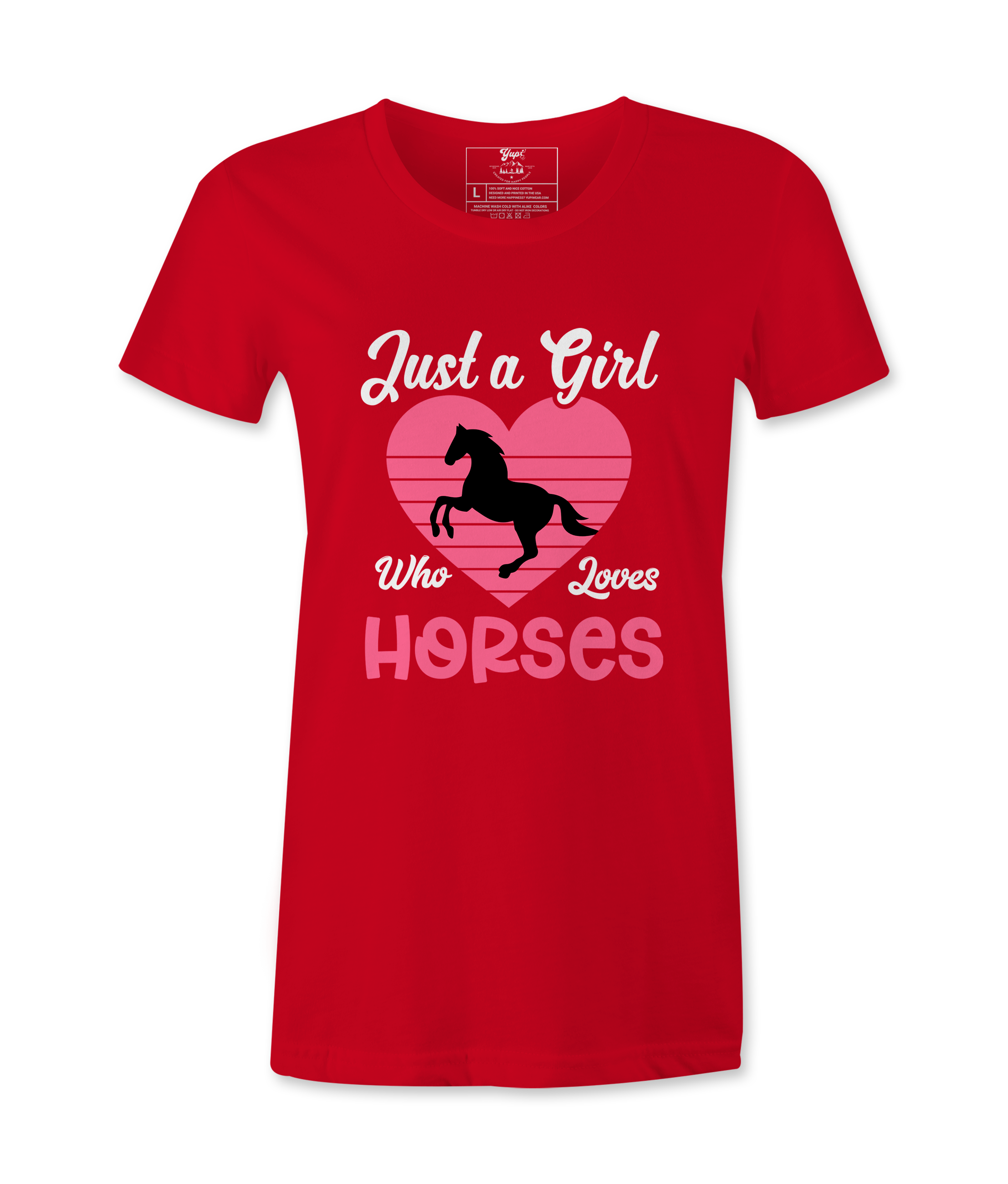 Just Who Loves Horses - T-Shirt Just Who Loves Horses - T-Shirt