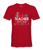 I'M Resource Teacher - T-shirt I'M Resource Teacher - T-shirt