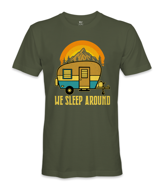 We Sleep Around - RV Life - T-shirt