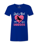 Just Who Loves Horses - T-Shirt Just Who Loves Horses - T-Shirt