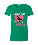 Just Who Loves Horses - T-Shirt Just Who Loves Horses - T-Shirt