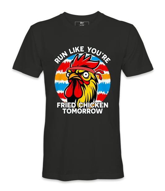 Run Like You're Friend Chicken - T-Shirt