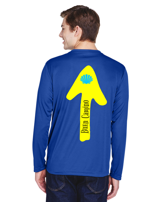 Buen Camino (Back) Performance Long Sleeve Shirt