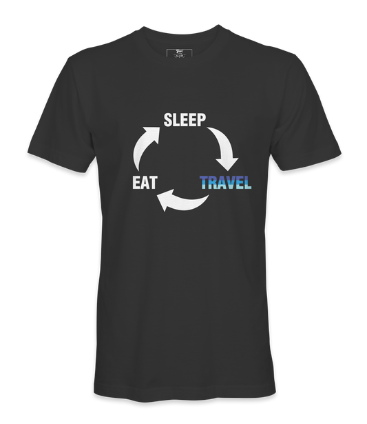 Eat Sleep Travel - T-shirt