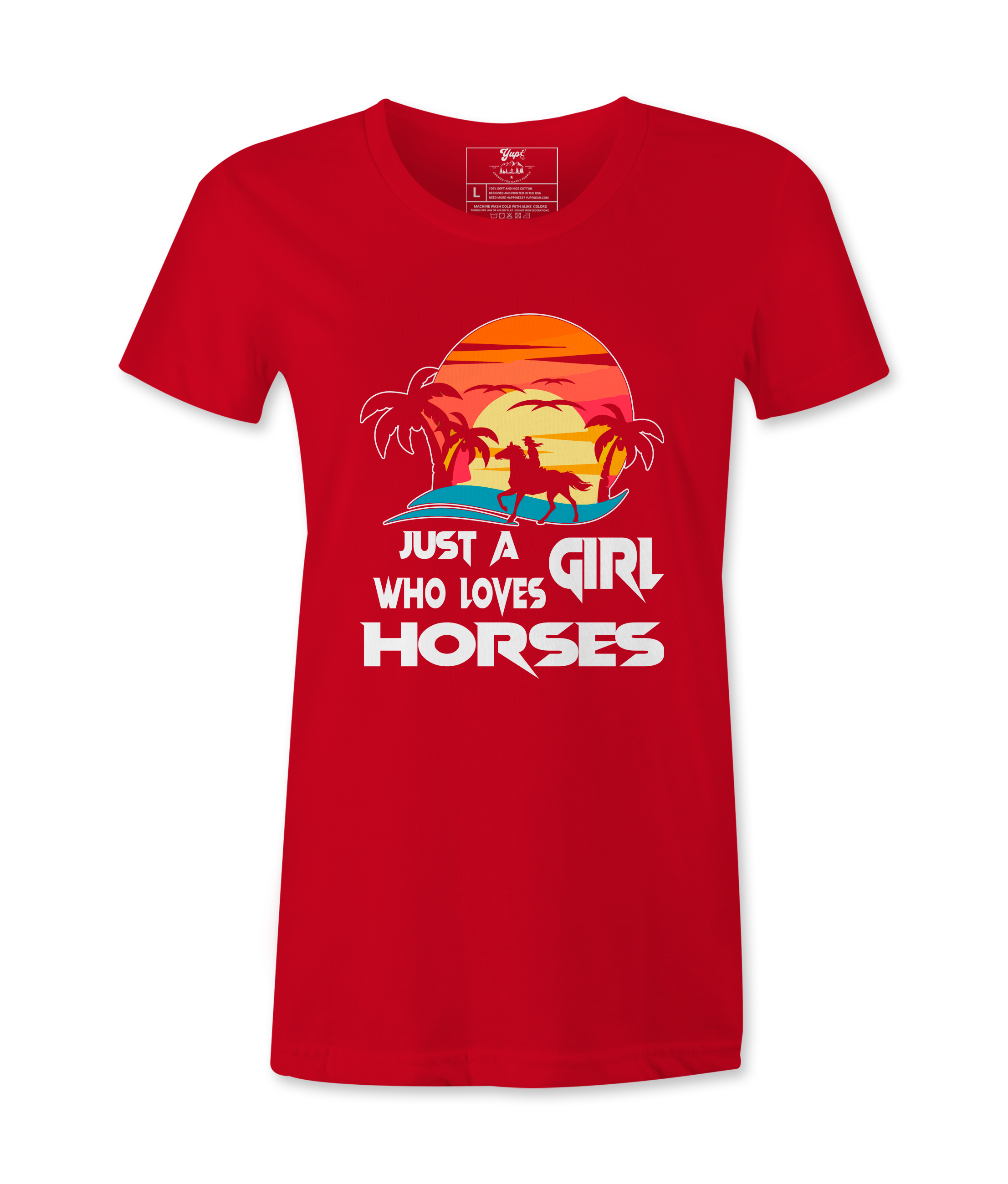 Just Who Loves Horses - T-Shirt Just Who Loves Horses - T-Shirt