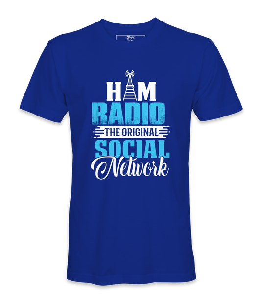 Ham Radio The Original Social Network- T-Shirt