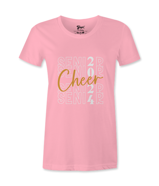 Cheer Senior 2024 Female t-shirt