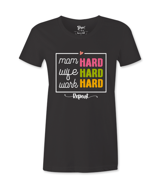 Hard Working Mom -T-shirt
