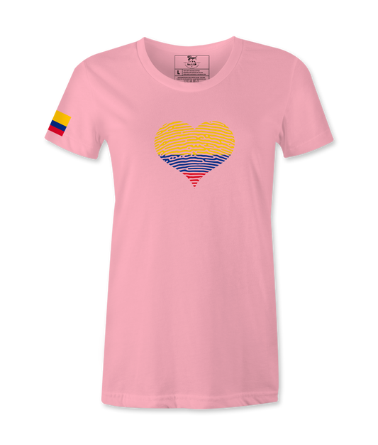 Colombian Heart Female T-shirt