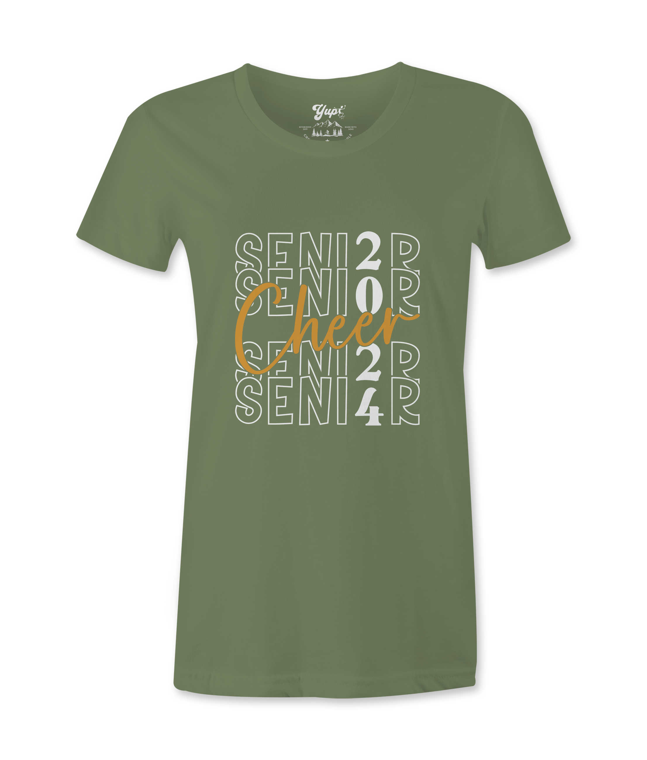 Cheer  Senior  2024 Female t-shirt Cheer  Senior  2024 Female t-shirt