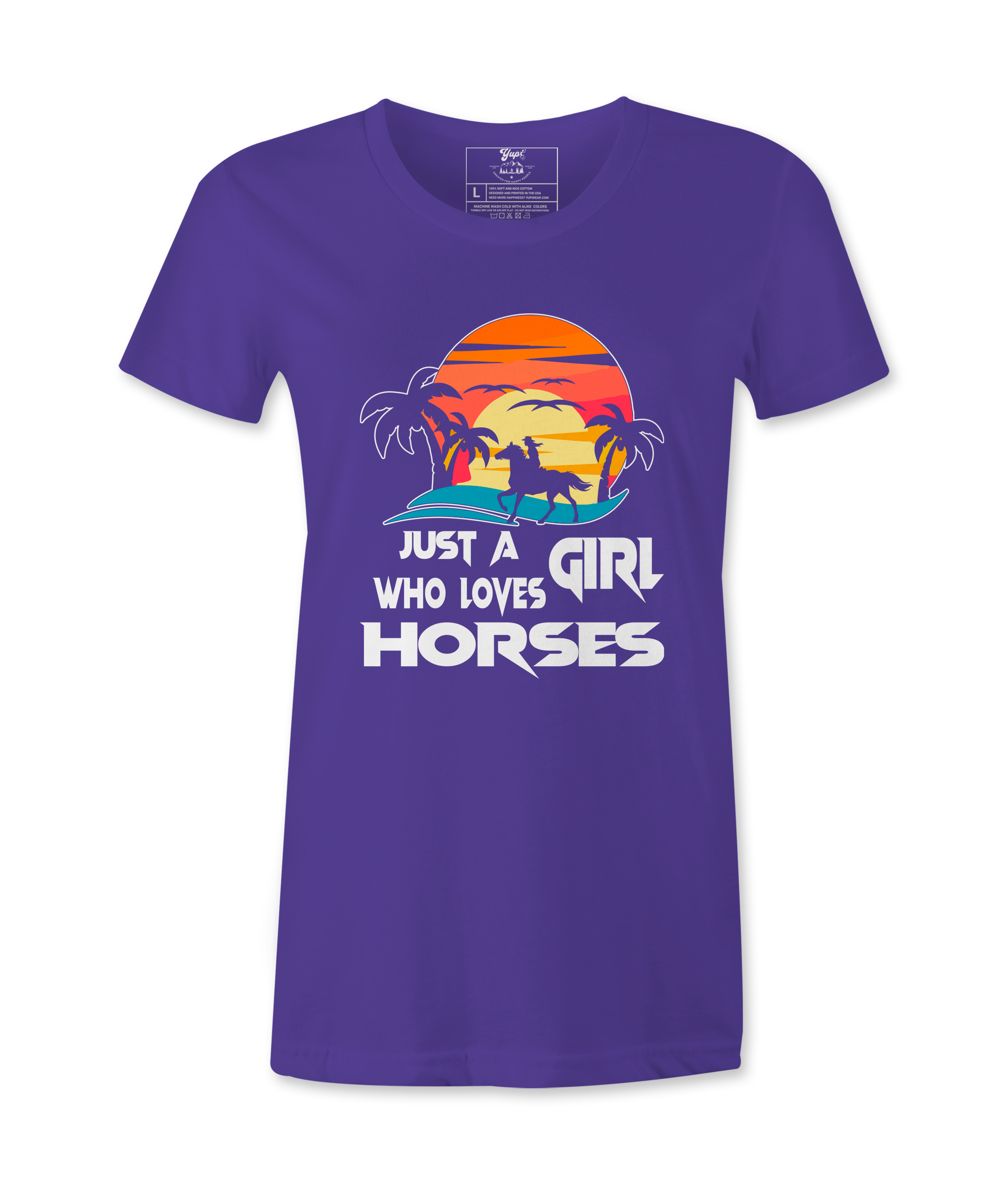 Just Who Loves Horses - T-Shirt Just Who Loves Horses - T-Shirt