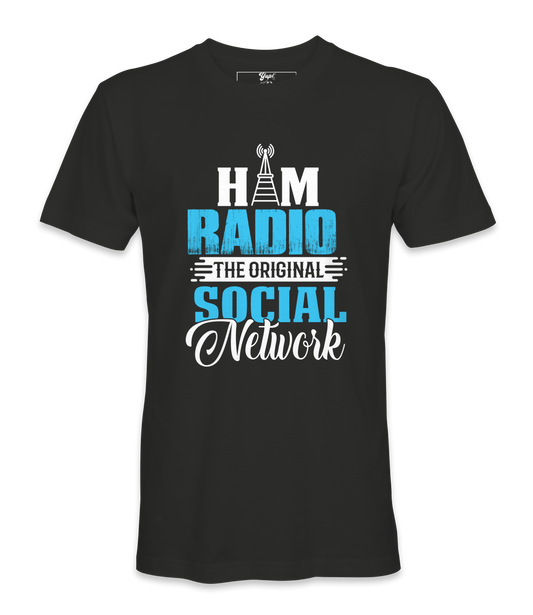 Ham Radio The Original Social Network- T-Shirt