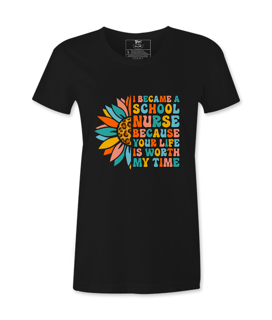 I Became School Nurse - T-shirt