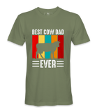 Best Cow Dad Ever - T-Shirt