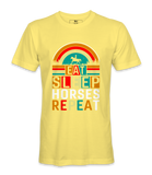 Eat Sleep Horses Repeat. - T-shirt