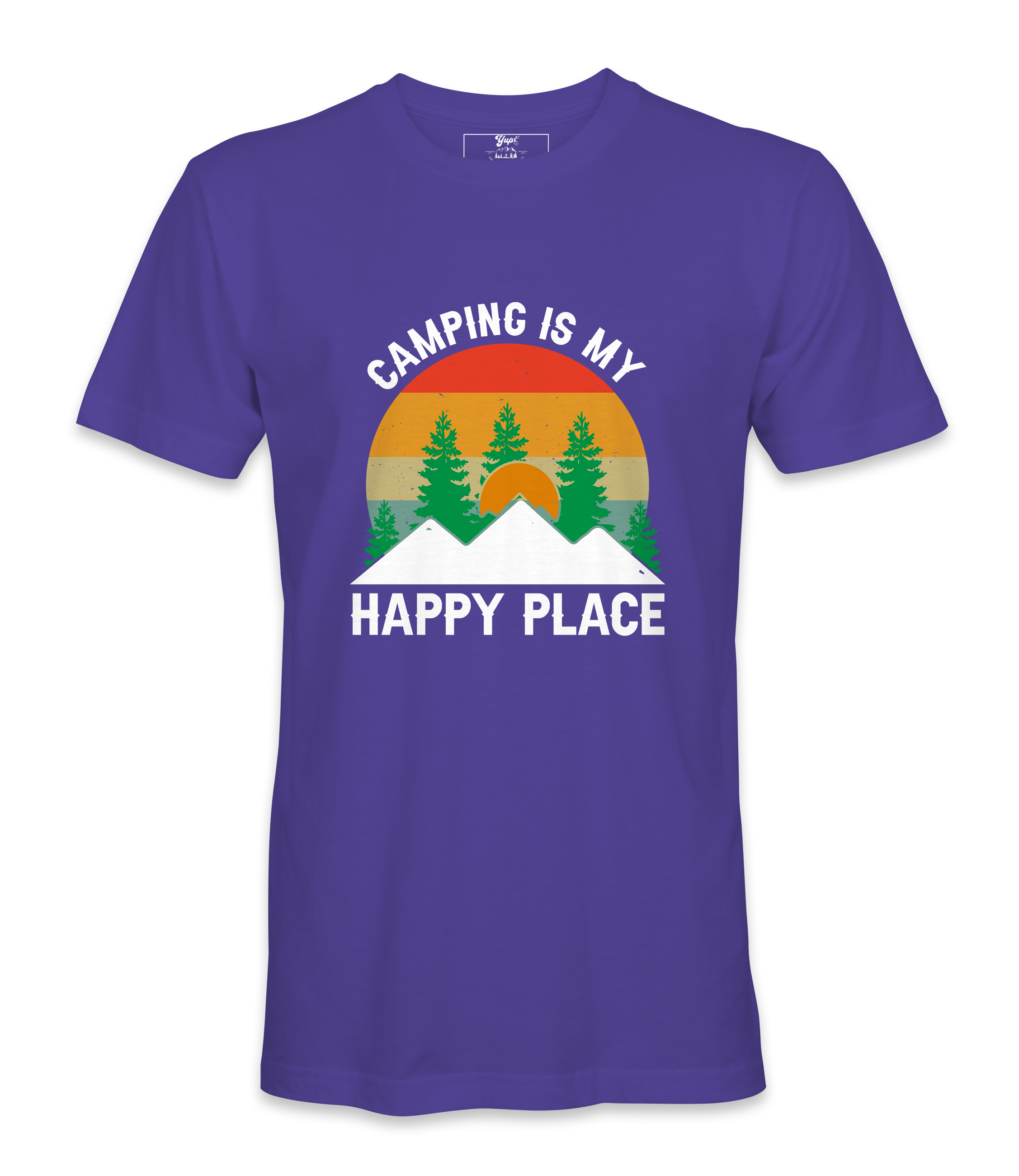 Camping Is My Happy Place - T-shirt