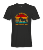 Easily Distracted By Horses .. - T-shirt