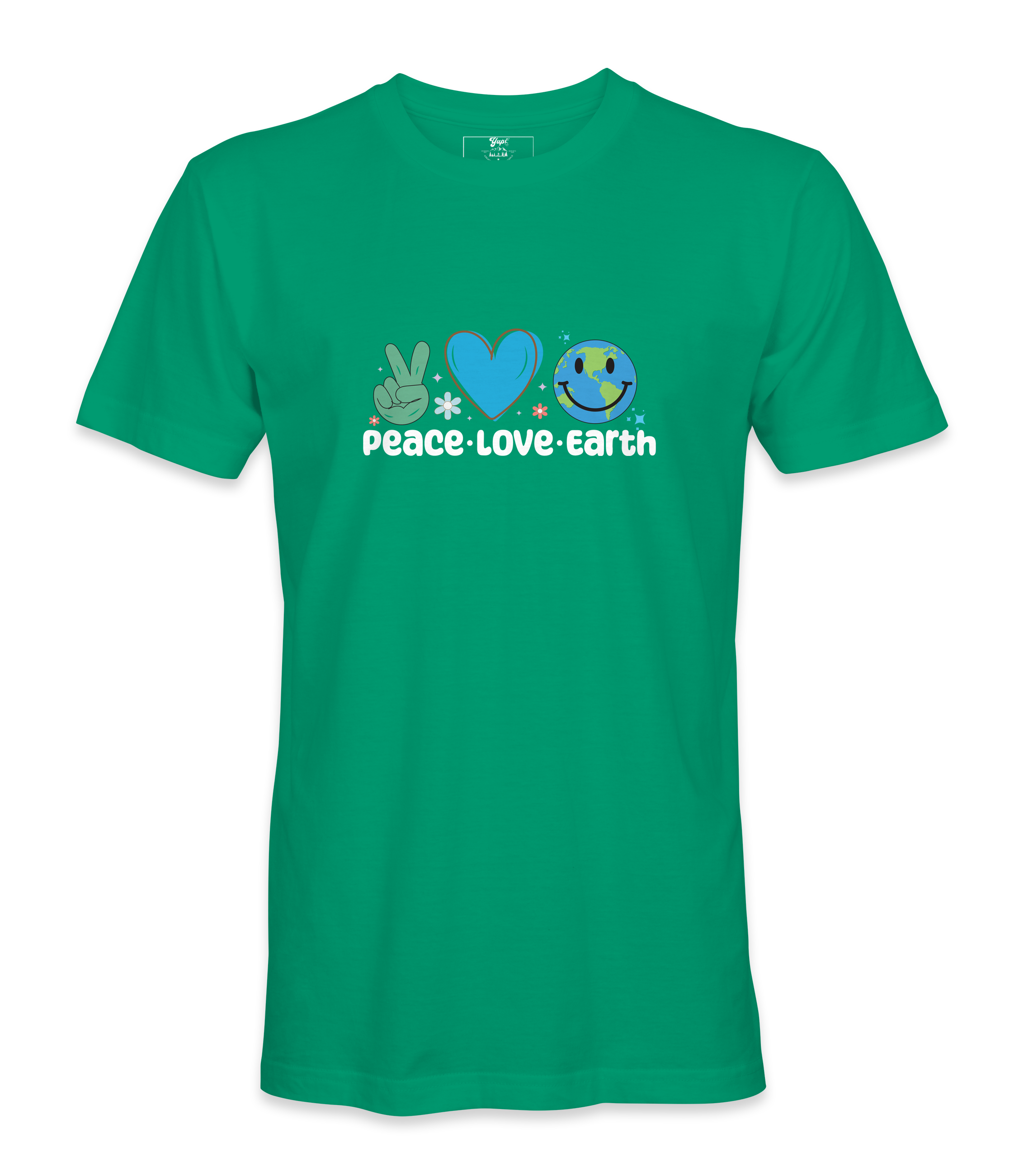 Peace, Love, Earth - T-shirt