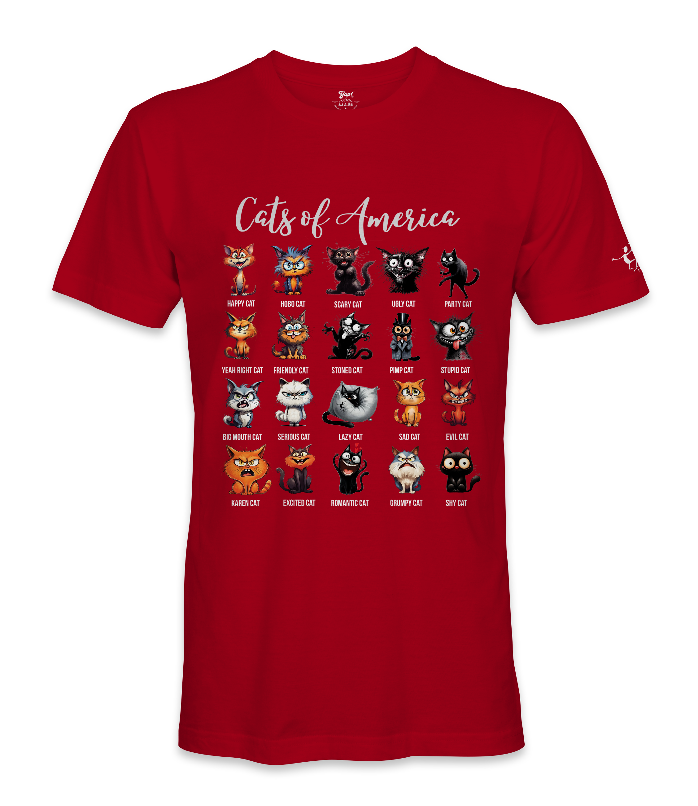 Cats Of America - T-shirt