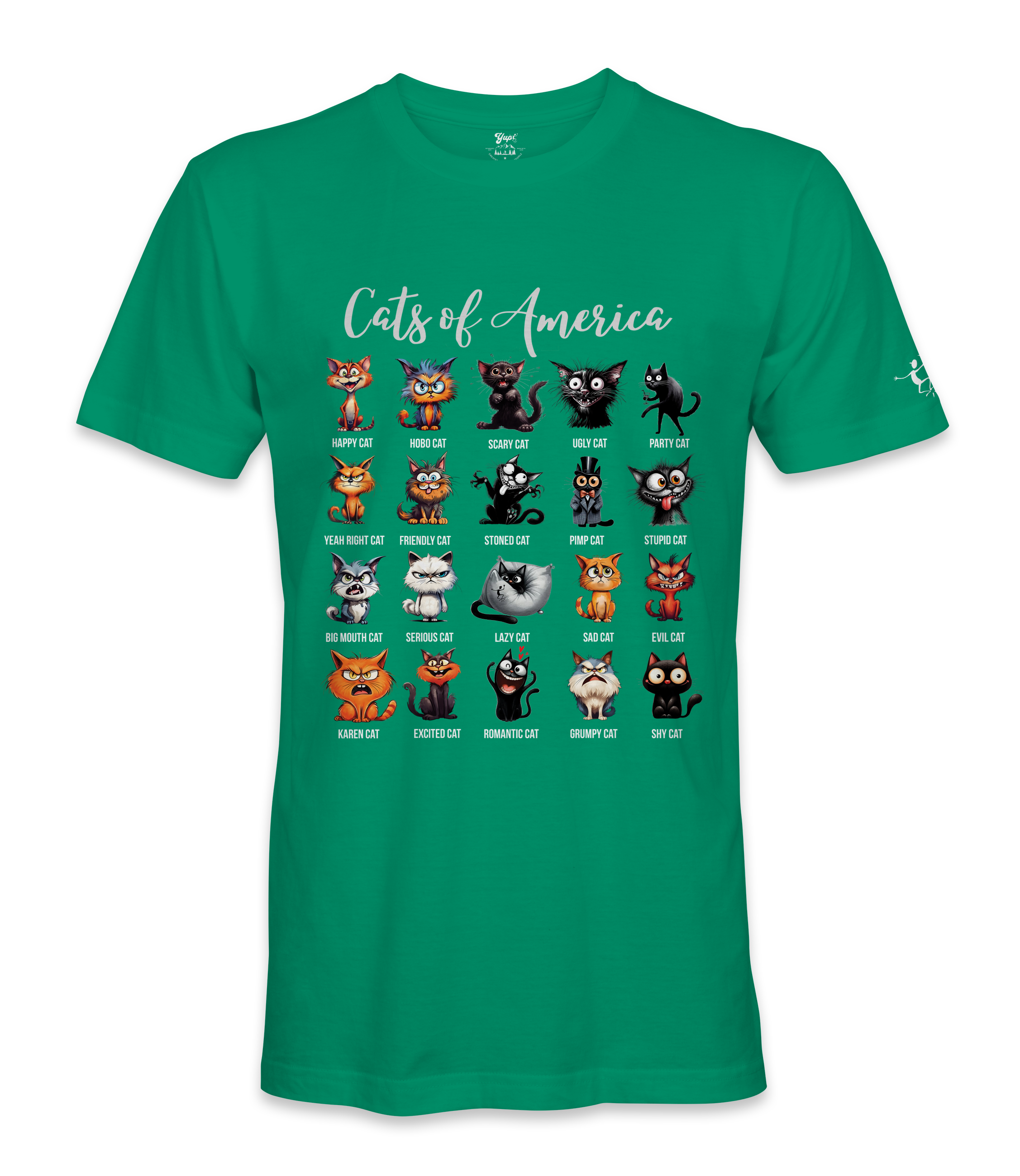 Cats Of America - T-shirt