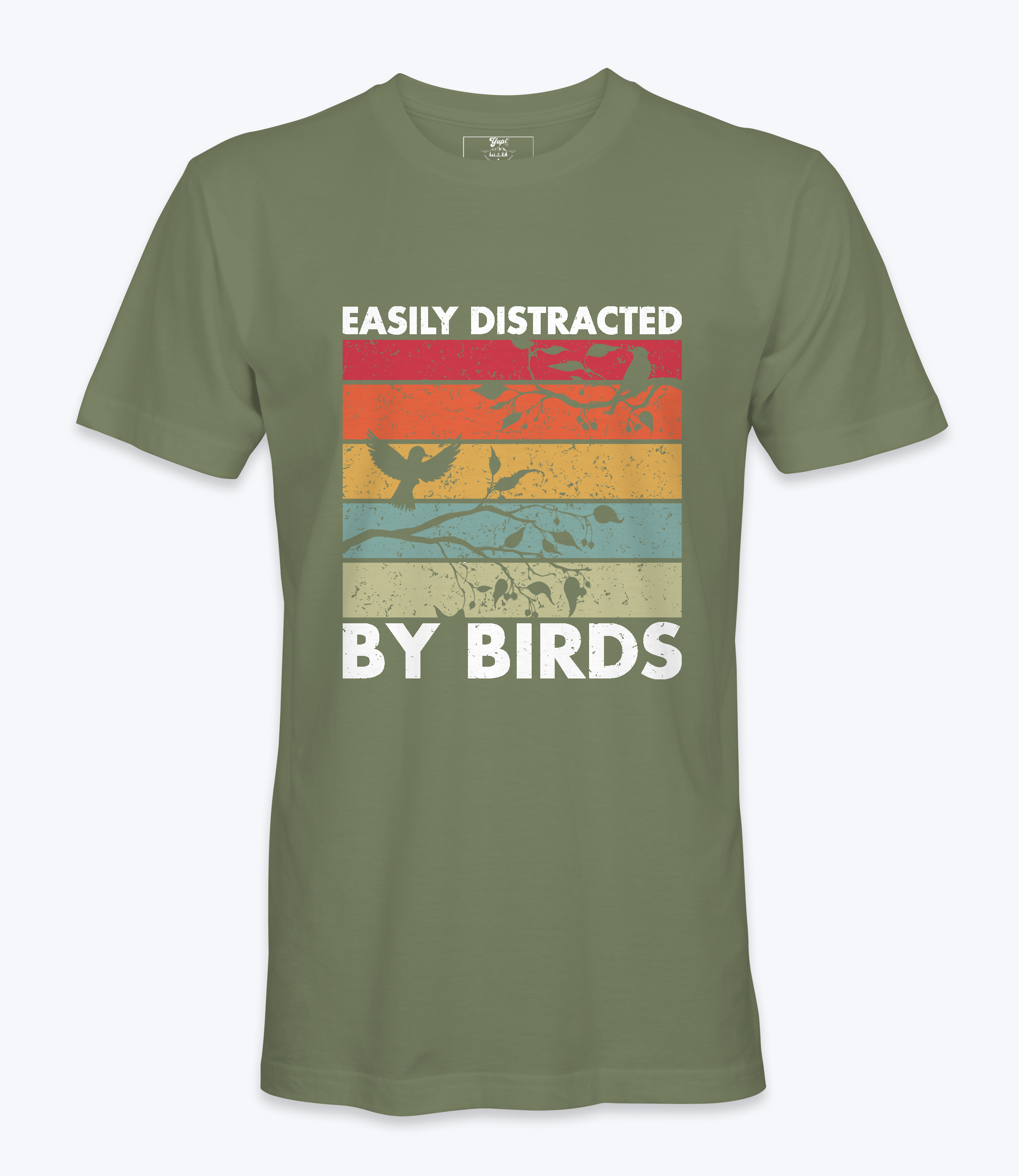 Easily Distracted By Birds - Male  Tshirt